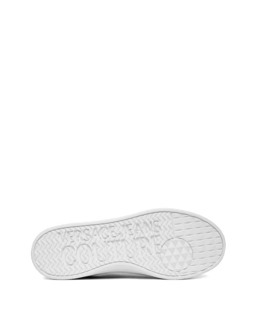 Versace Jeans Couture Black Logo Lettering Sneakers
