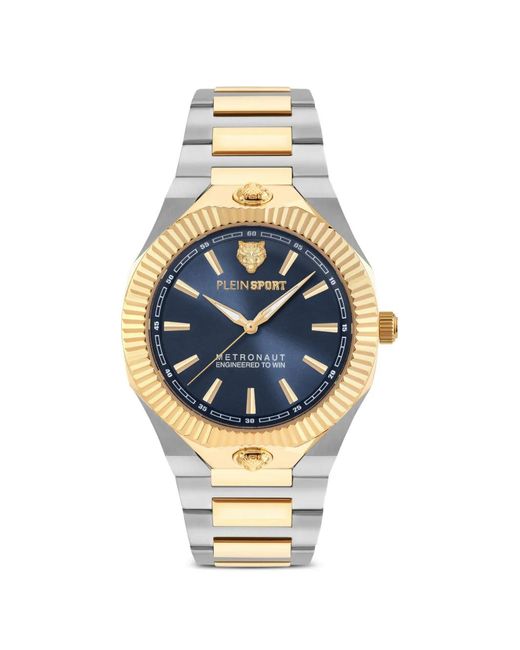 Philipp Plein Metallic Metronaut 42Mm Watch for men