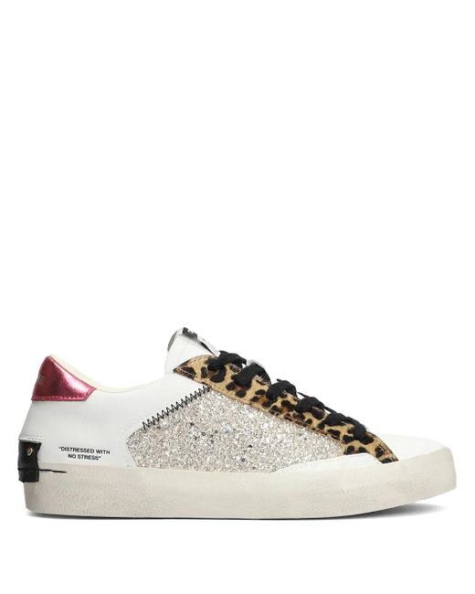 Crime London ダメージ スニーカー White