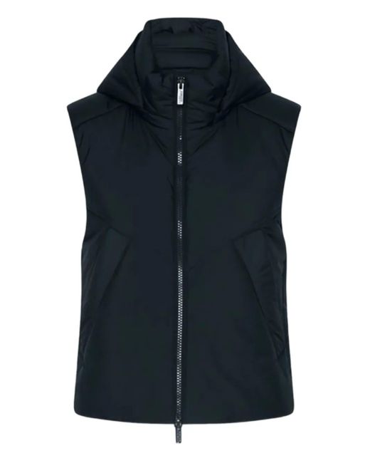 Marella フーデッド パデッドトップ Blue