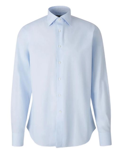 Canali Button-Down Overhemd in het Blue voor heren