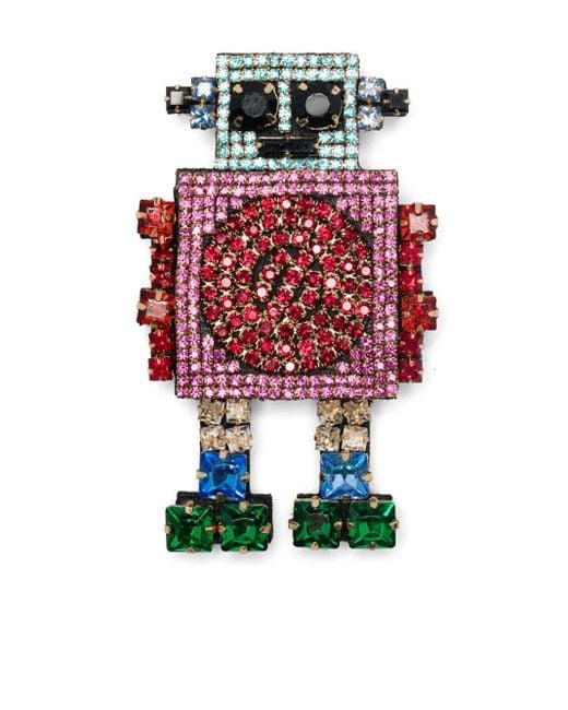 Essentiel Antwerp Red Homeless Robot Brooch