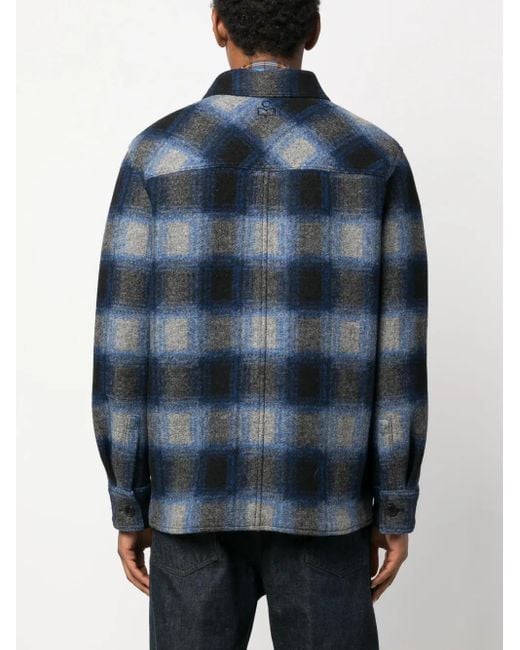 Isabel Marant Blue Kervon Coat for men