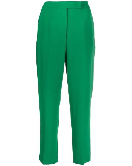 Pantalon Droit Pratolina À Coupe Crop Blanca Vita en coloris Green