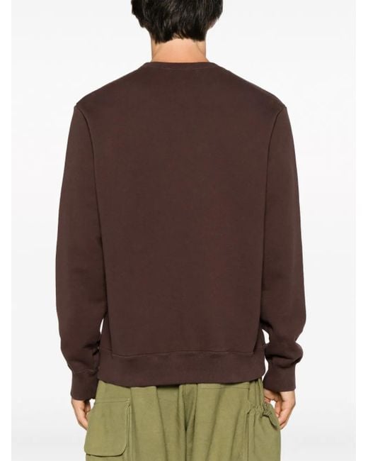 Undercover Gray Slogan-Print Cotton Sweatshirt for men