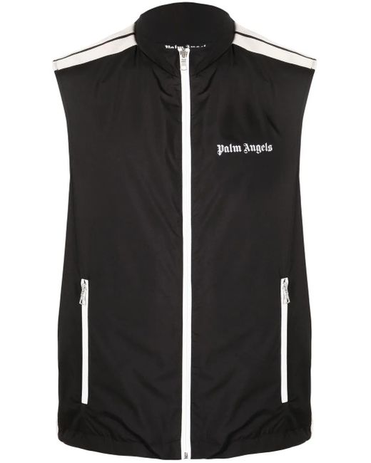 Palm Angels Jacke Mit Logo-Print in Black für Herren