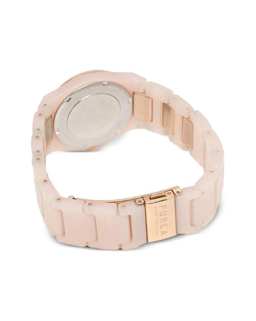 Furla White Stainless Steel 36Mm