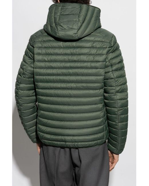 Save The Duck Green Donald Puffer Jacket for men