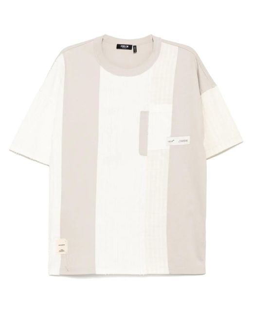 FIVE CM White Cotton T-Shirt for men
