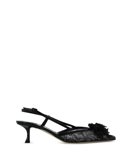 Jimmy Choo Black Mimmi Slingback Pumps