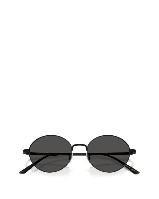 Oliver Peoples Gray 1994C Round Frame Sunglasses