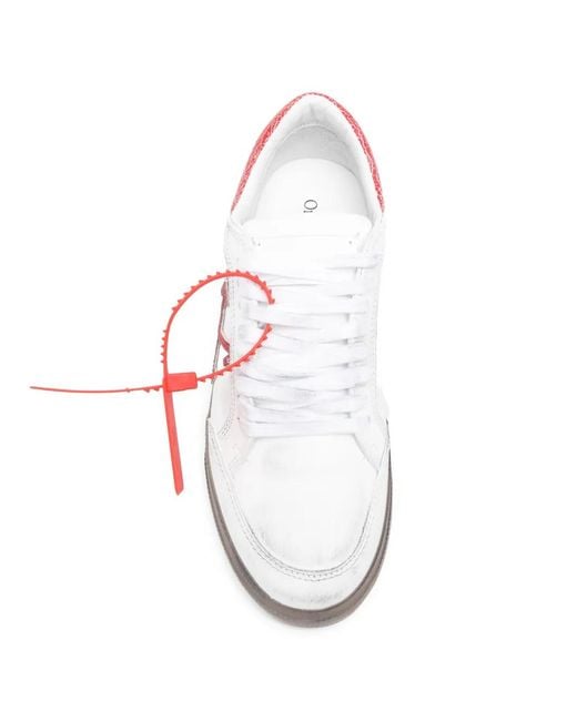 Off-White c/o Virgil Abloh Pink Vulcanized Low Vintage Sneakers for men