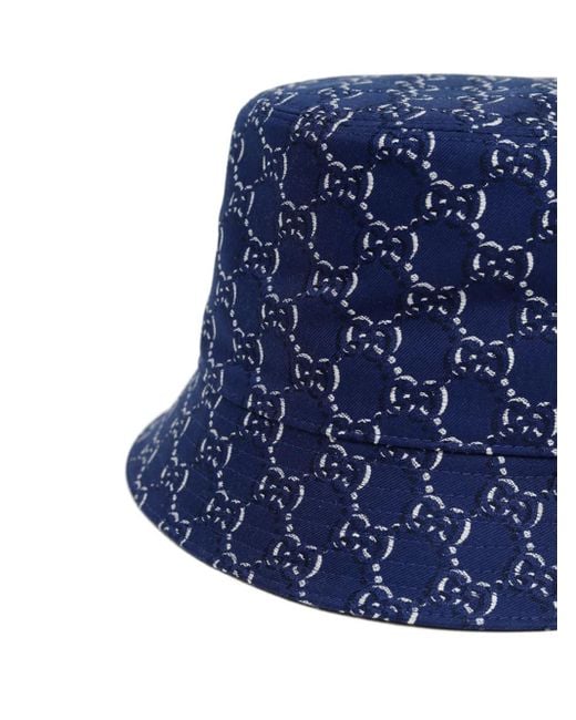 Gucci Blue Gg Bucket Hat for men