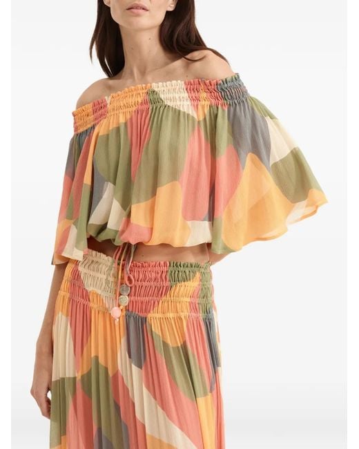 Eres White Highlight Midi Skirt