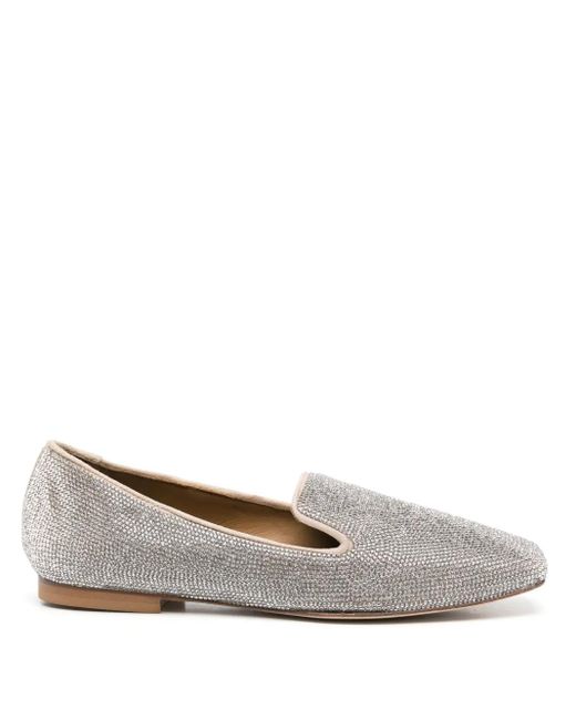 Mocassini Con Strass di Anna F. in Gray