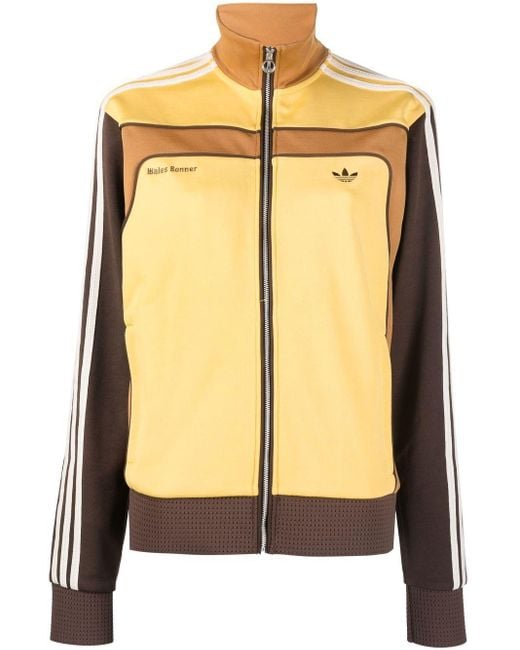 adidas Synthetic X Wales Bonner Track Jacket in Yellow (Metallic) | Lyst UK