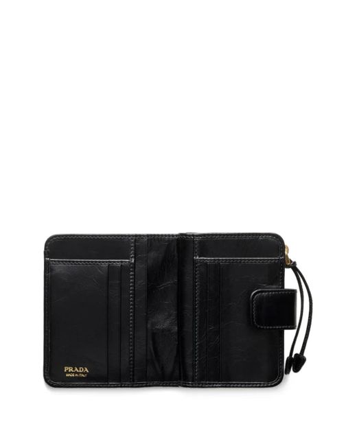Prada Black Small Leather Wallet