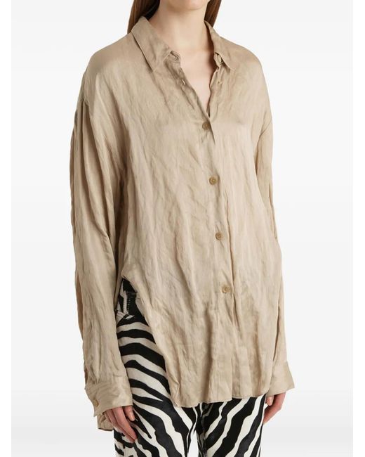 Khaite Natural Goya Button-Down Shirt