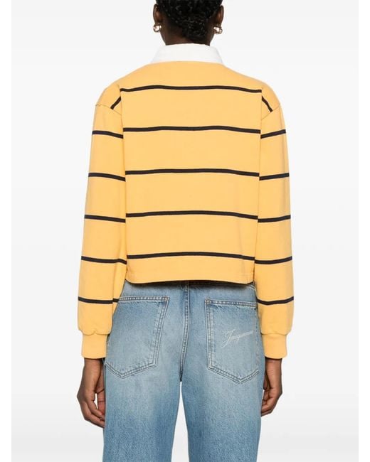 Polo A Righe di Sporty & Rich in Metallic