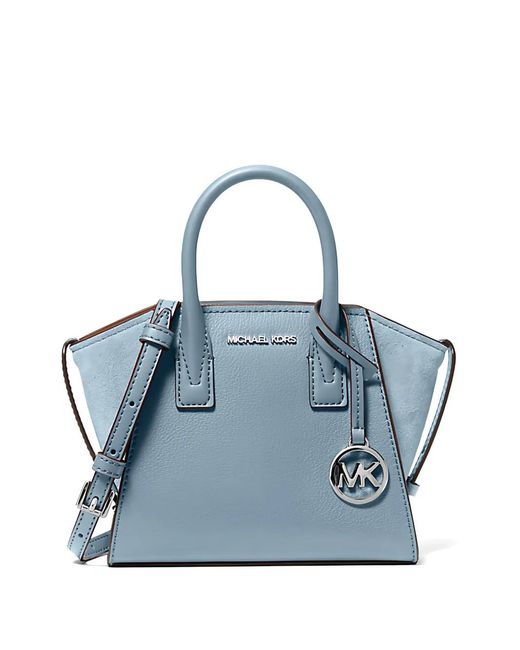 Michael Kors Blue Top-Handle Satchel
