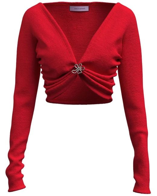 MACCAPANI Red Angela Top