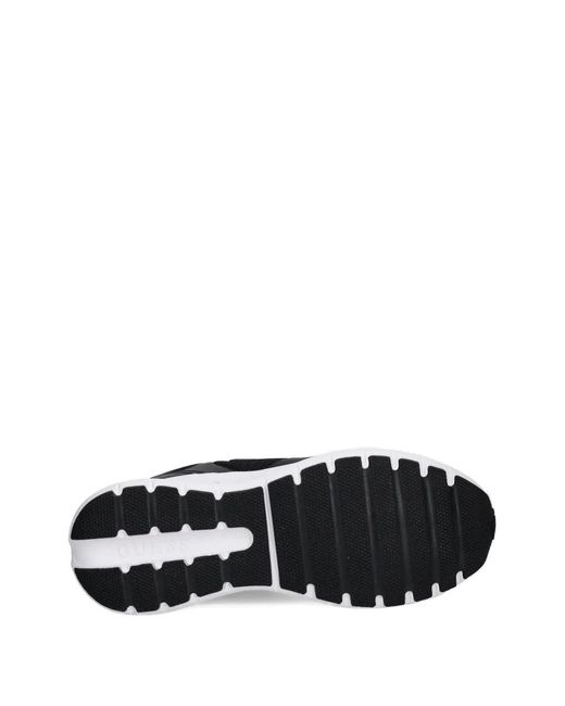 Guess Black Logo-Patch Sneakers