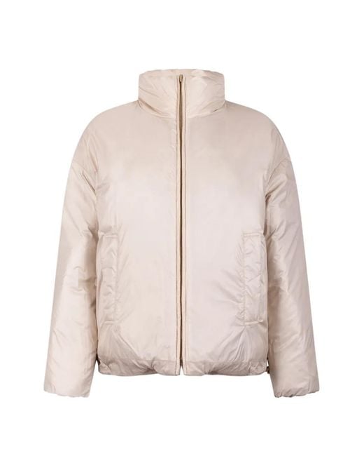 Max Mara Natural Short Reversible Cashmere Puffer Jacket