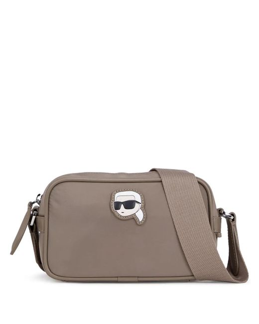 Karl Lagerfeld Brown Ikon Camera Bag