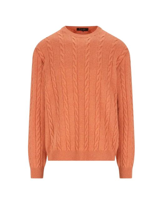 Loro Piana Orange Cedar Sweater for men