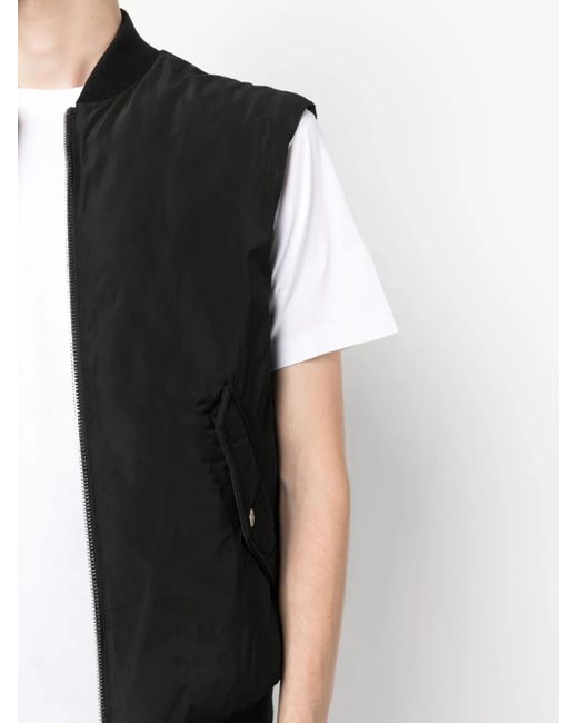 DSquared² Black Logo-Embroidered Padded Jacket for men