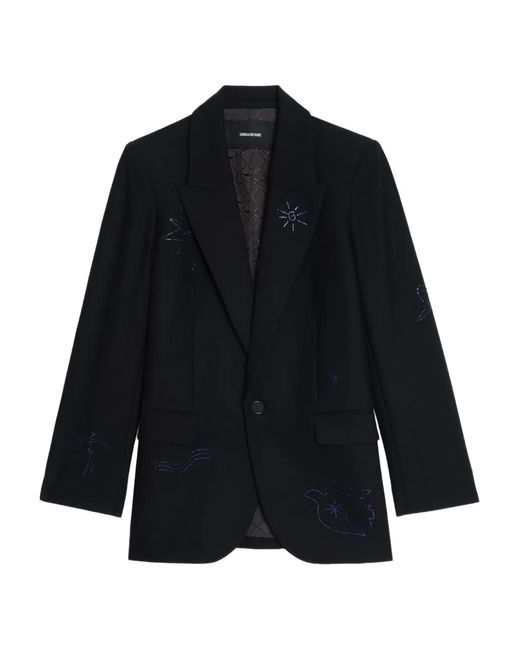 Zadig & Voltaire Blue Vival Blazer