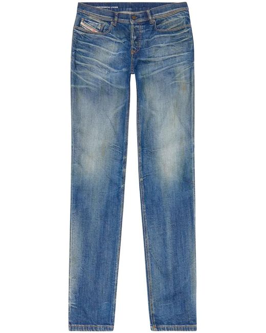 DIESEL Blue D-Finitive Tapered Jeans for men
