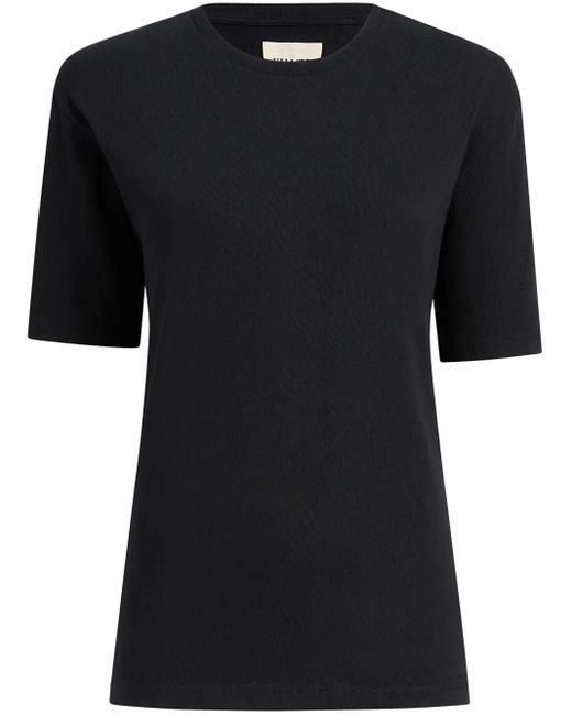 Khaite Black Mae Cotton T-Shirt