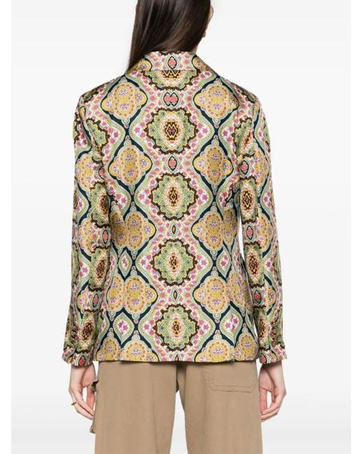 Etro Green Silk Jacket