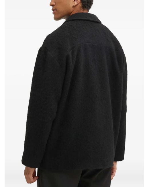 Won Hundred Black Zip-Fastening Jacket for men
