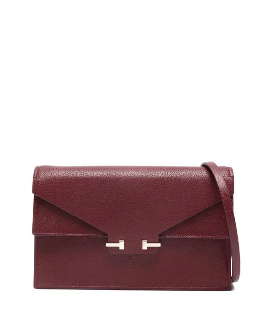 Tom Ford Purple Mini Aube Flap Clutch Bag