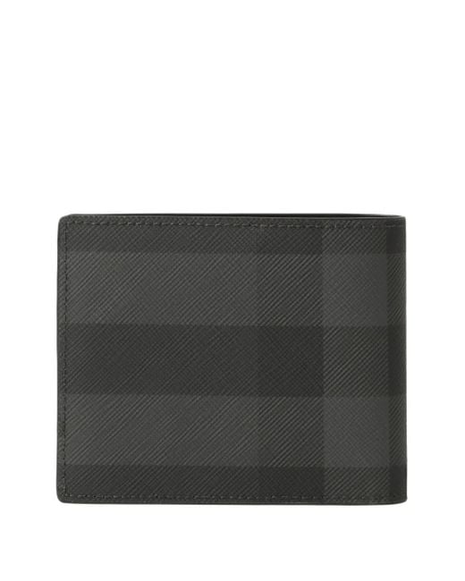 Burberry Black Checked Wallet for men