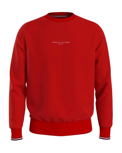 Tommy Hilfiger Embroidered-Logo Sweater for men