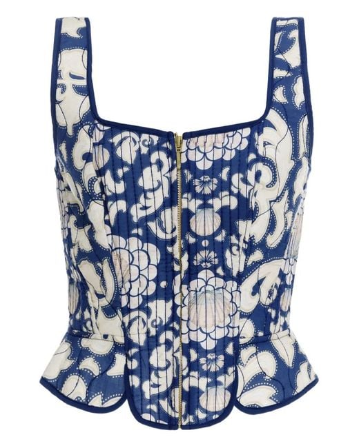 Agua Bendita Blue Sinclair Sereia Top