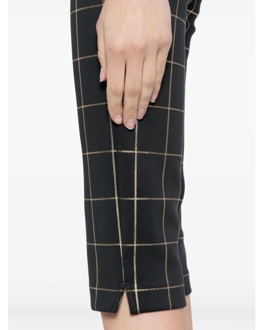 Cynthia Rowley Gray Checked Capris Shorts