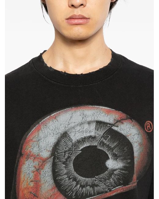 WARMAN Black Dead-Inside T-Shirt for men