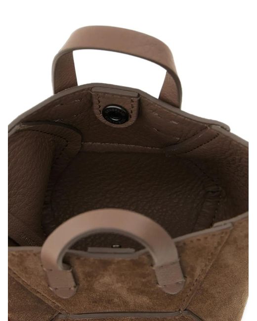 Brunello Cucinelli Brown Micro Bc Duo Tote Bag