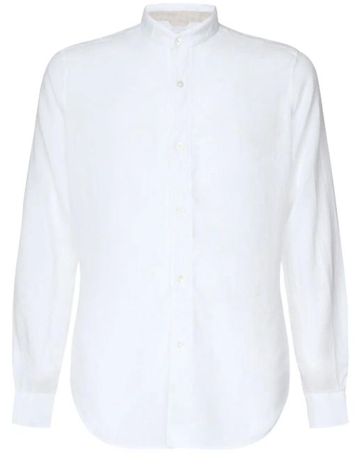 メンズ Eleventy バンドシャツ White