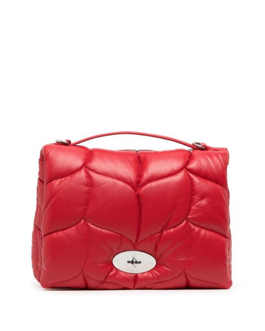 Mulberry Softie Quilted Shoulder Bag in Red | Lyst