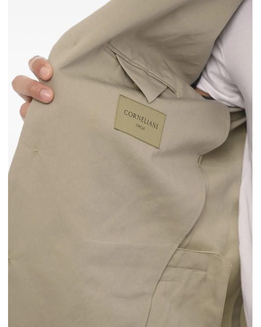 Corneliani Natural Circle Single-Breasted Blazer for men