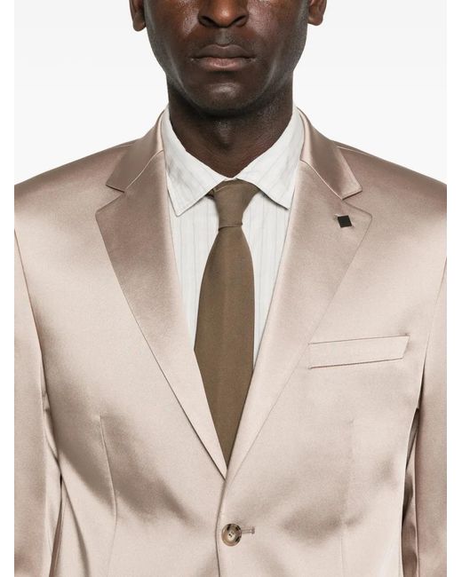 Karl Lagerfeld Natural Buttoned Blazer for men