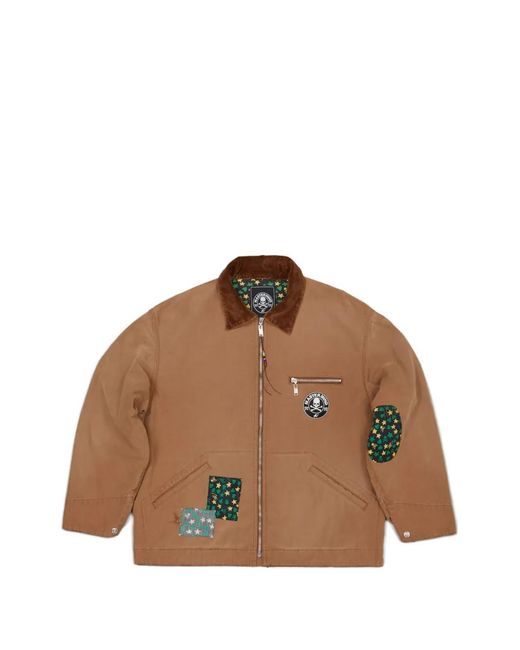 Mastermind Japan Brown X Sean Wotherspoon Corduroy-Collar Jacket for men