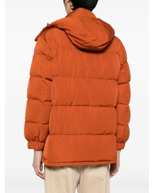 Maison Kitsuné Orange Doudoune À Motif Chillax Fox for men