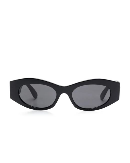 Versace Black Medusa Head-Plaque Sunglasses