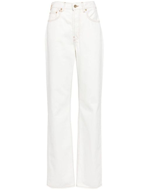 Jacquemus White Le De-Nimes Droit Jeans